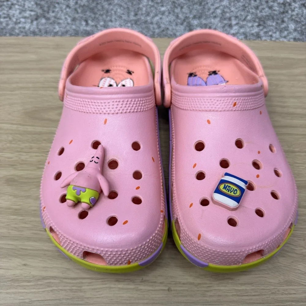 Patrick‎ Star Crocs Classic Clog Men's 8 Women's 10 SpongeBob SquarePants